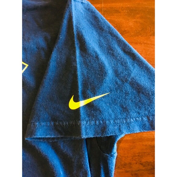 Vintage 90's University of Michigan Nike Just Do It Center Swoosh T  Shirt - L - Picture 4 of 7